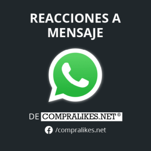 Comprar reacciones a mensajes de Whatsapp