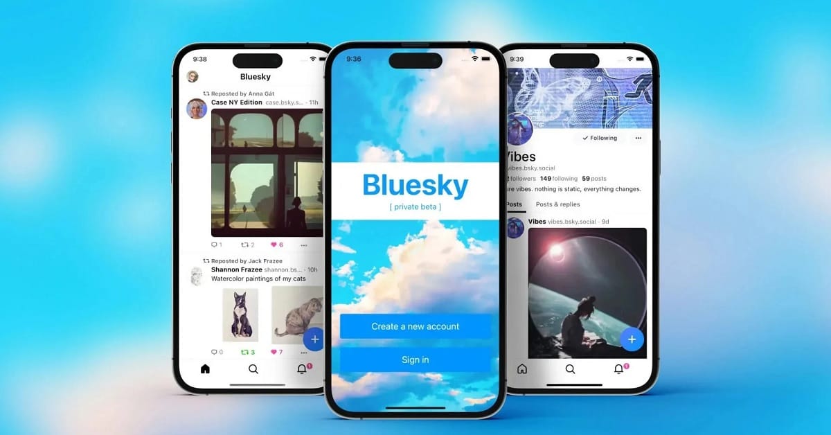 móviles con bluesky