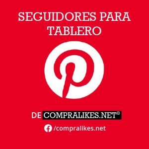 Comprar Seguidores de Pinterest para Tablero