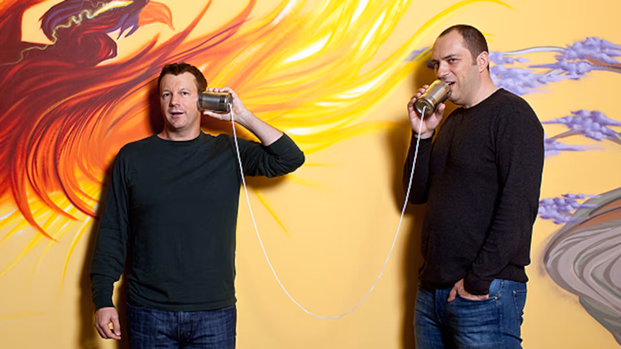 Jan Koum y Brian Acton, creadores de Whatsapp